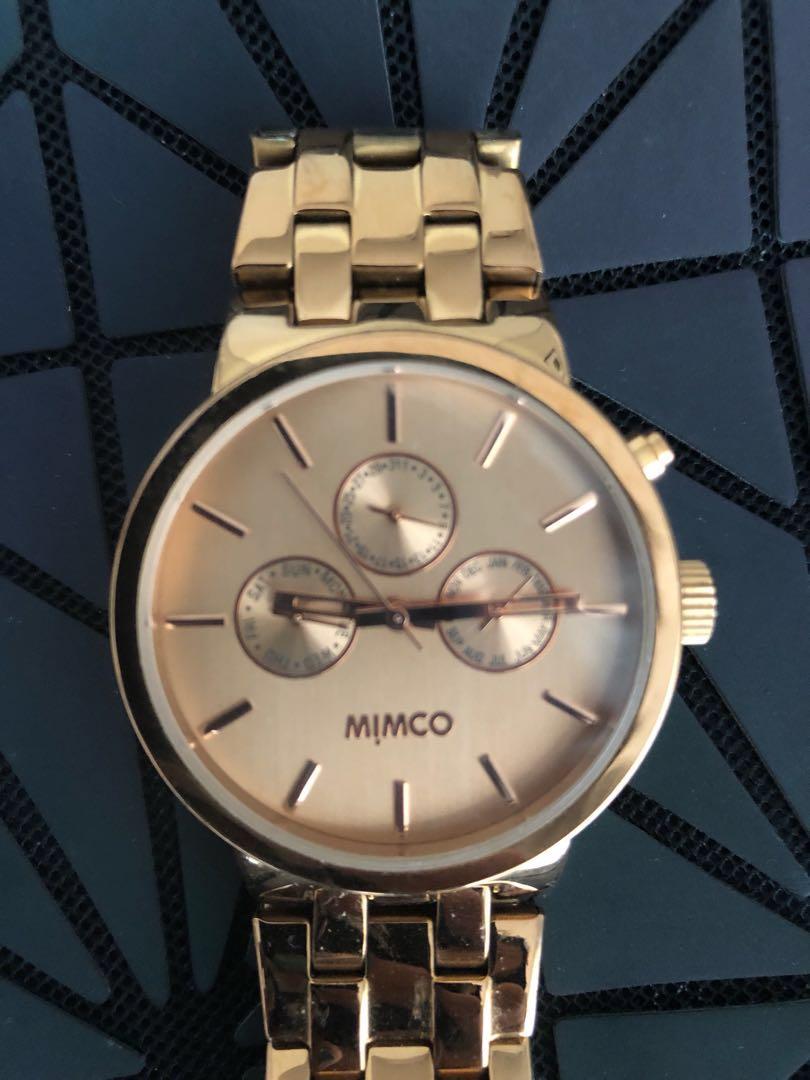 Mimco Rose Gold Watch Women s Fashion Watches on Carousell