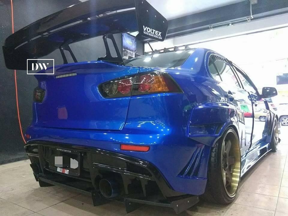 Mitsubishi Lancer Evo 10 Full Abs Voltex Type 5 Gt Wing Taiwan Car Accessories Accessories On Carousell