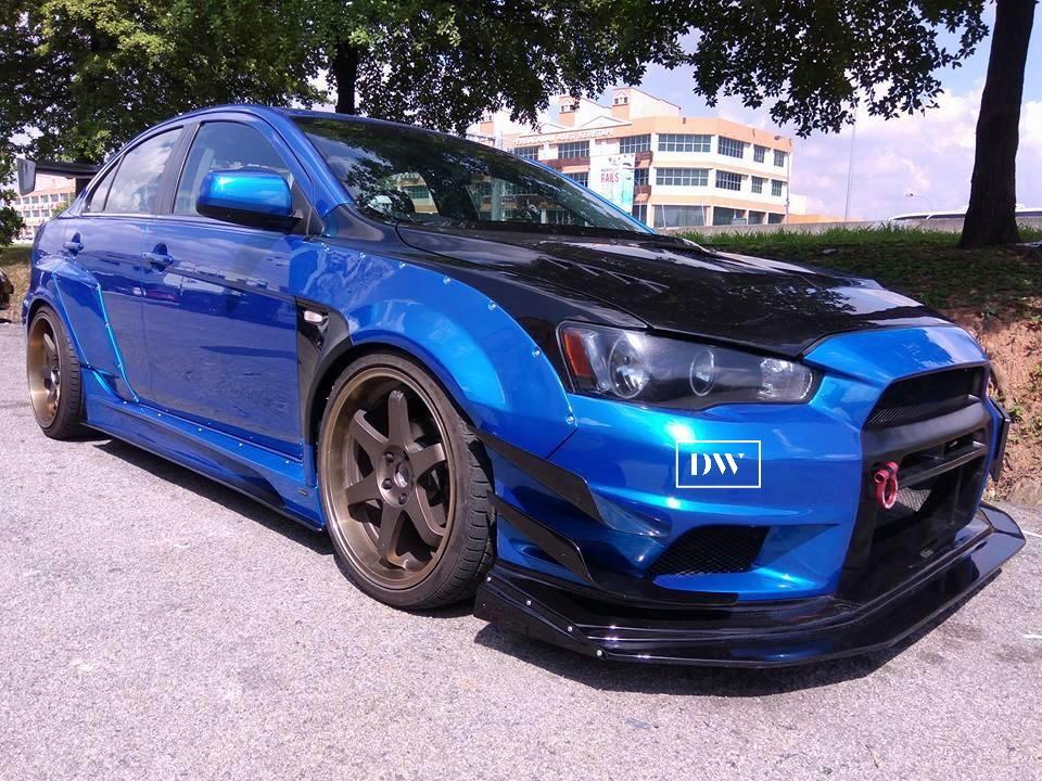 Mitsubishi Lancer Evo 10 Varis Front Bumper Canards Front Lip Car Accessories Accessories On Carousell