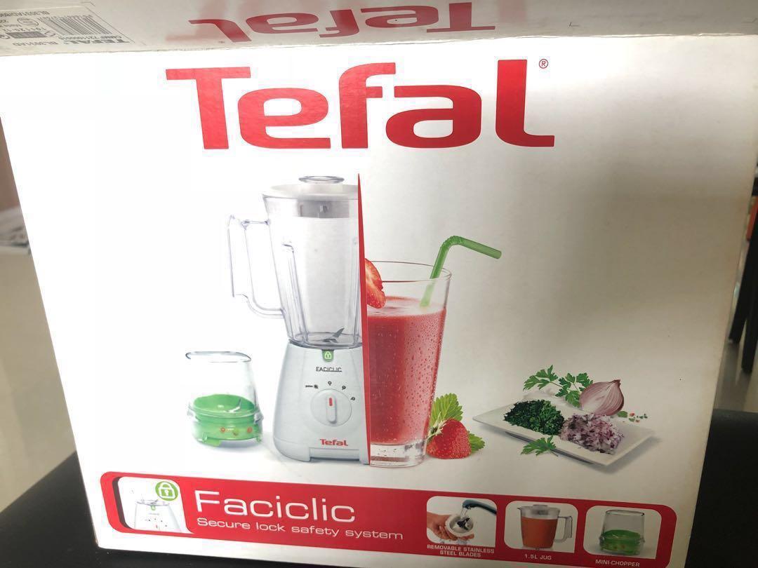 New Tefal Faciclic Blender 1 5l Include Mini Chopper Baby Blender Home Appliances Kitchenware On Carousell