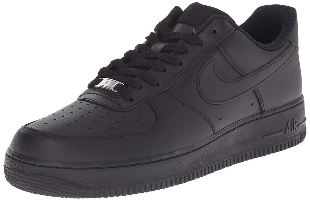 black leather air force