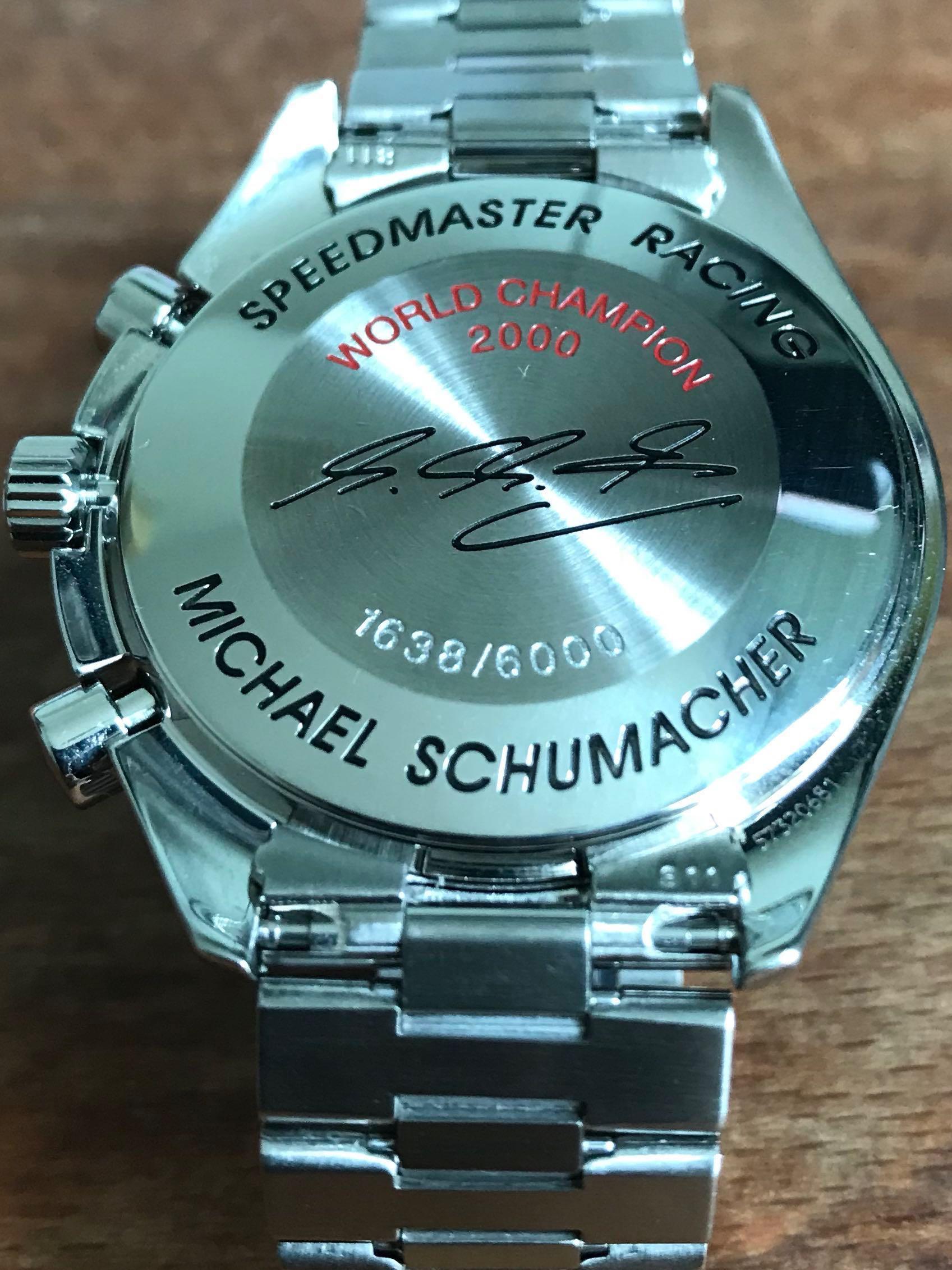 Omega Speedmaster Racing Michael Schumacher Limited Edition 3518 50 Men S Fashion Watches On Carousell