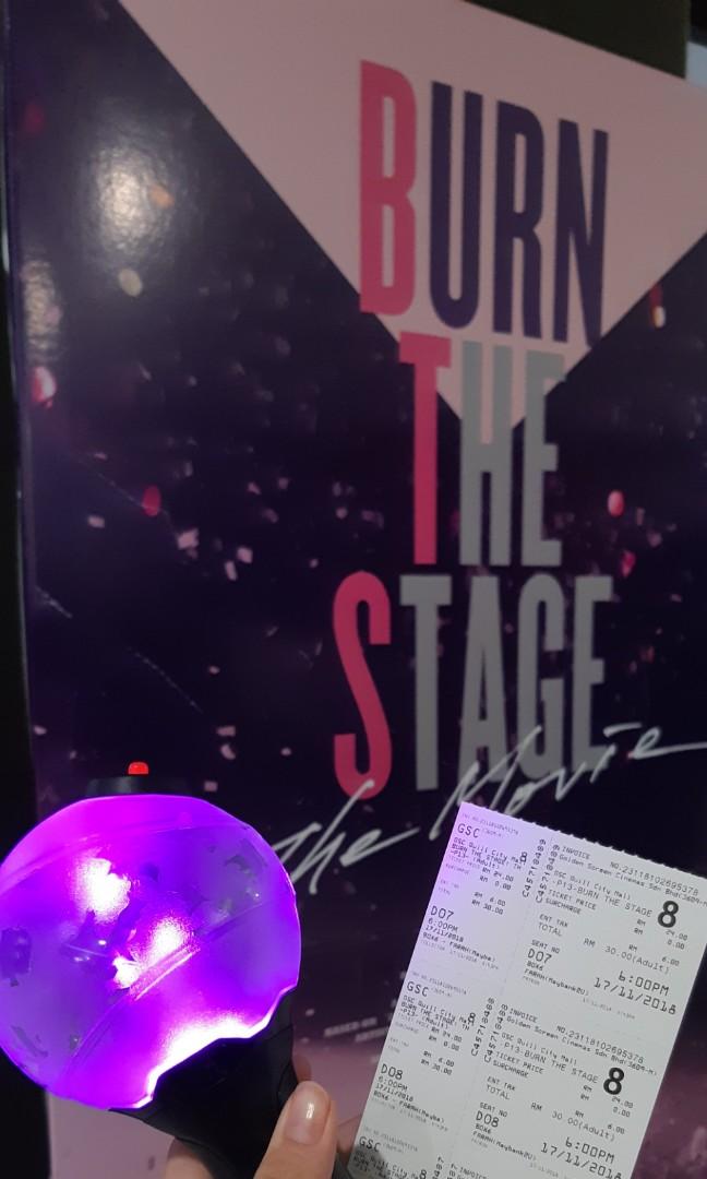 One 1 Movie Ticket Of Burn The Stage Bts K Wave On Carousell