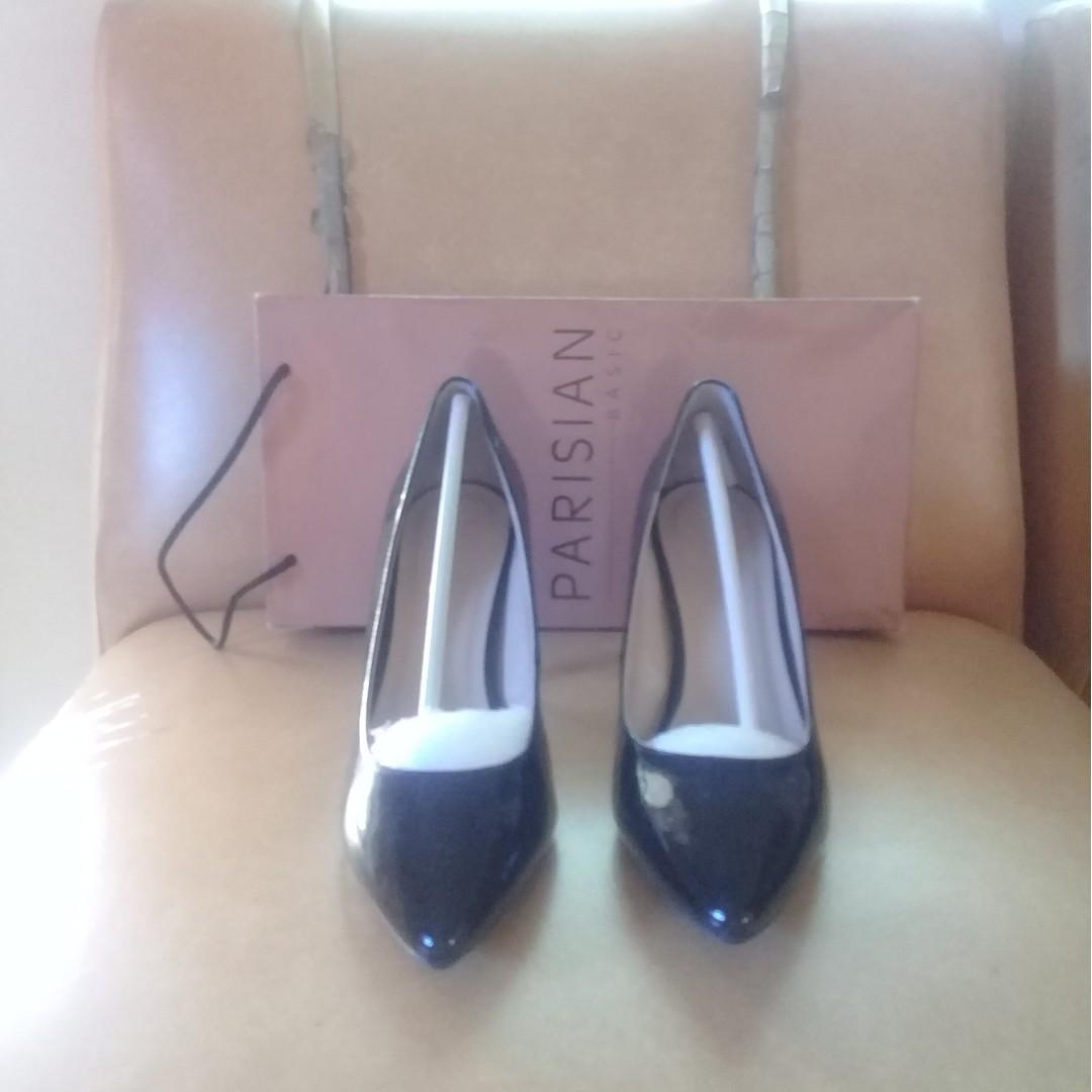 Parisian Black Heels (Category: Heels) located in Cebu City. Submitted by roxyyap (Listing ID 200361490, Image 2). Description: USED ONLY ONCE #1212declutter.
