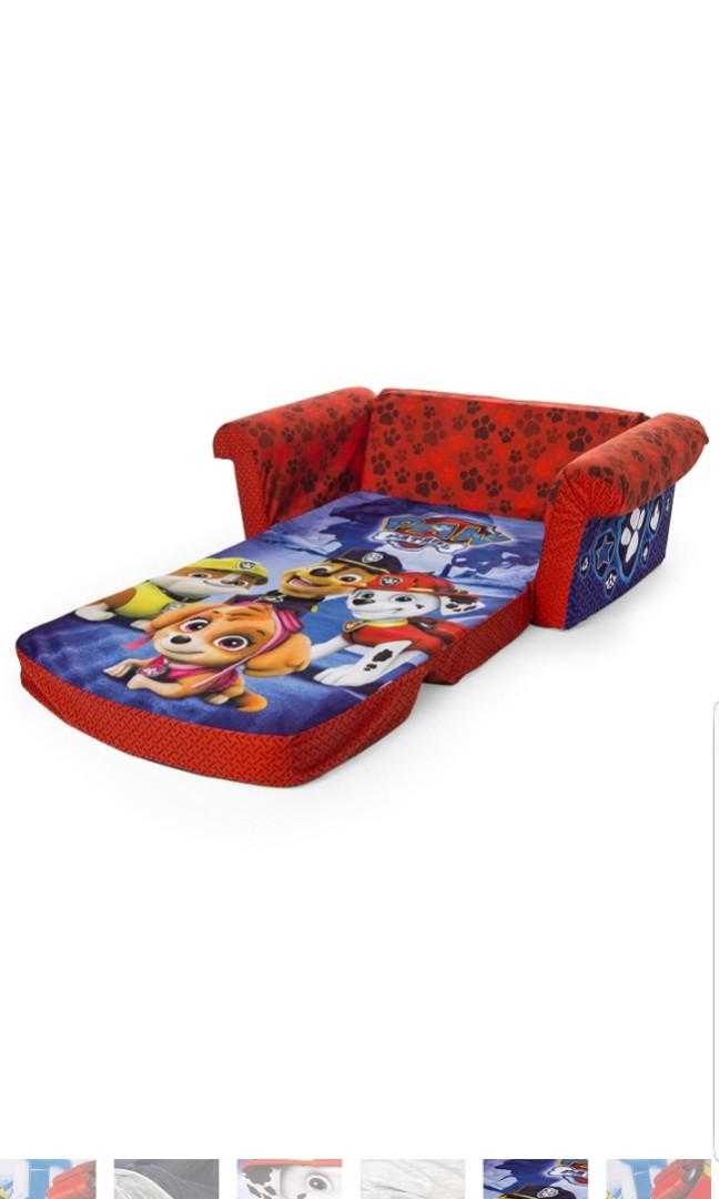 Paw Patrol Children S Kids 2 In 1 Flip Open Foam Sofa Lounge Chair
