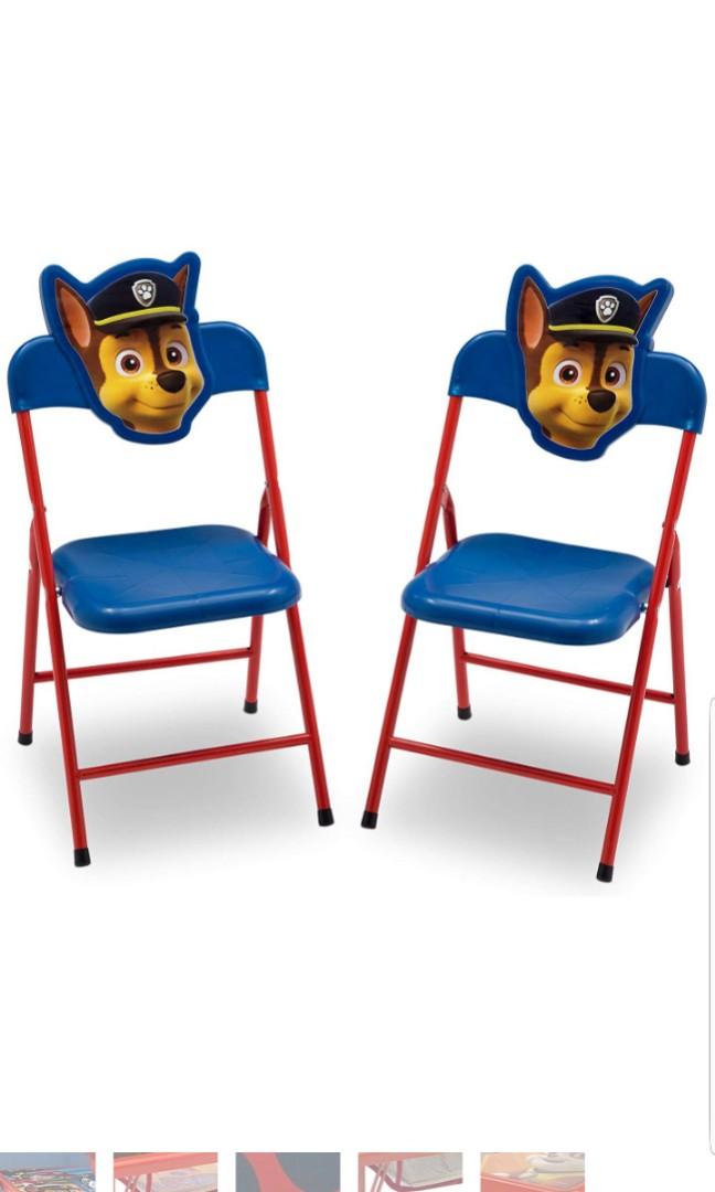 paw patrol table and chair set with storage