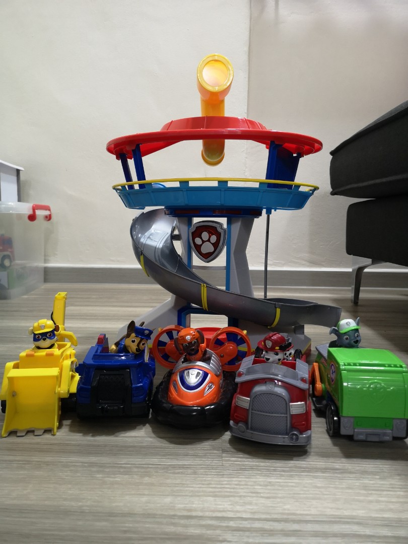 paw patrol lookout tower characters
