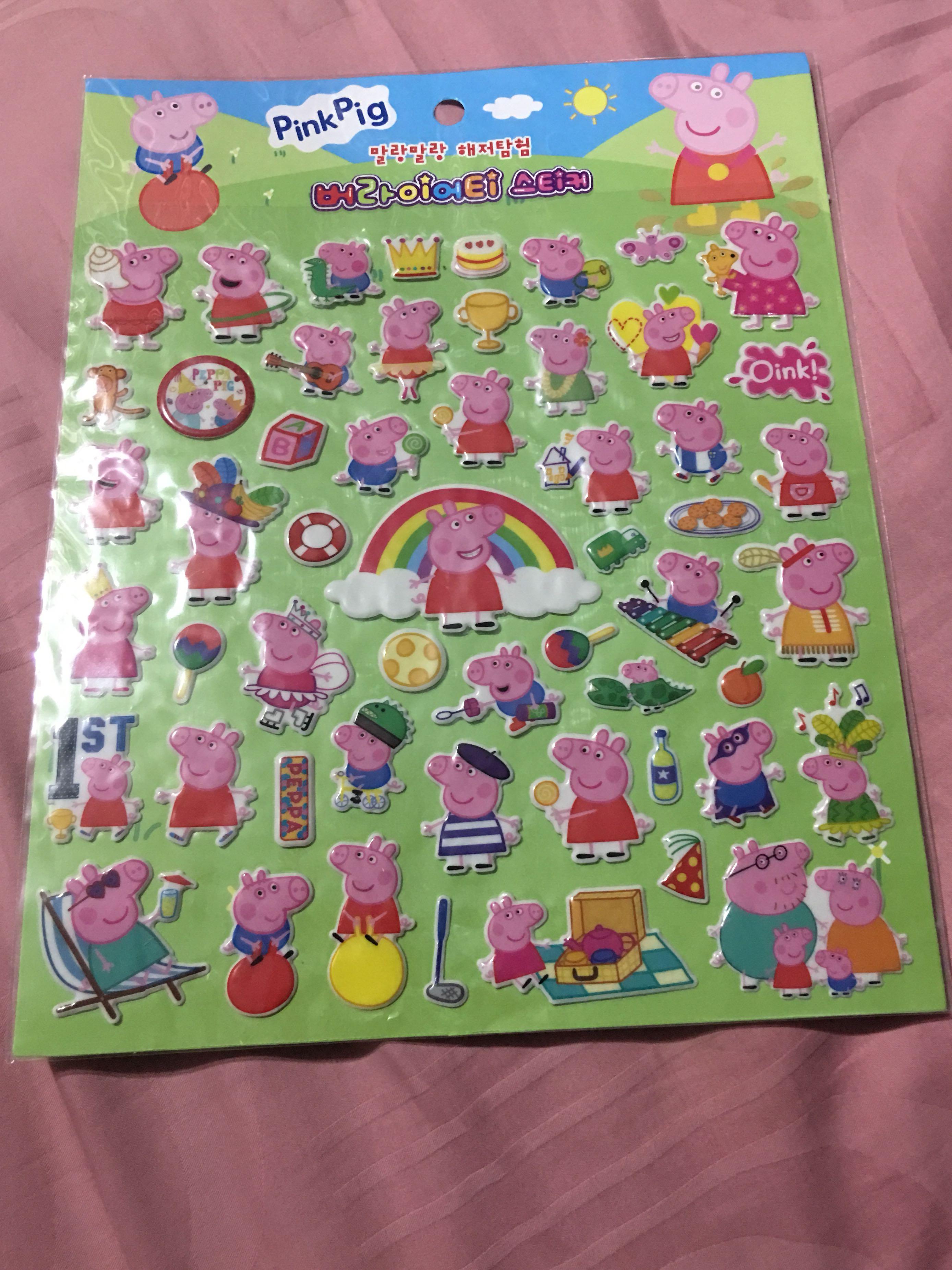 Peppa Pig Stickers, Hobbies &amp; Toys, Stationery &amp; Craft, Stationery ...