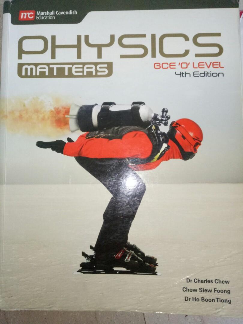Physics Matters Gce O Level 4th Edition Pure Physics Textbook Hobbies And Toys Books And Magazines 9593