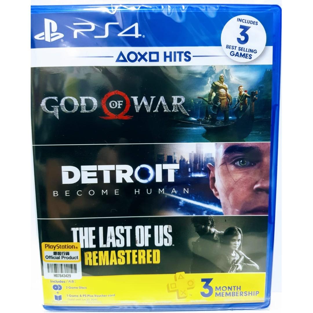 ps4 god of war last of us horizon bundle