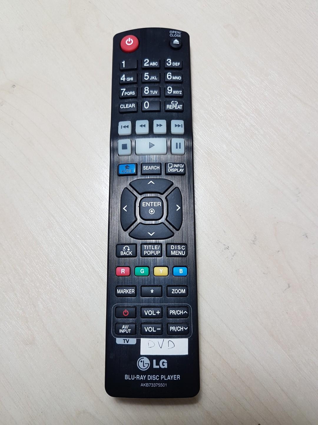 Remote Control Lg Blu Ray Disc Player Akb Electronics Others On Carousell Remote Control Lg Blu Ray Disc Player Akb Electronics Others On Carousell