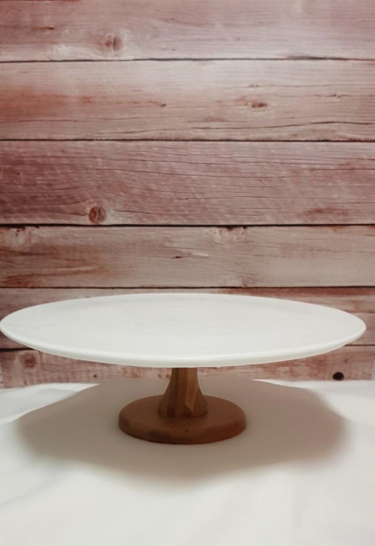 Rental Of Dessert Table Props 9 Inch And 12 Inch White Ceramic