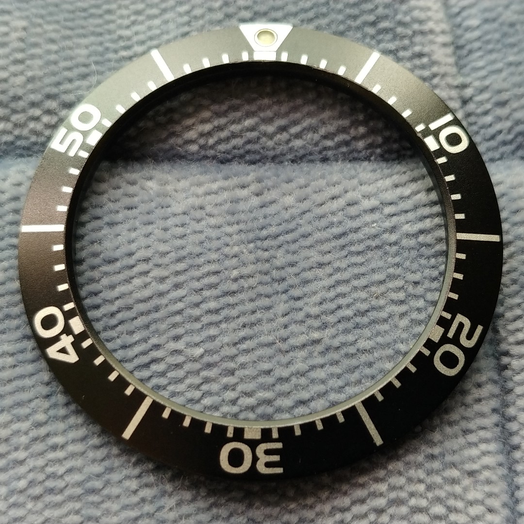 Seiko Aluminum Bezel Insert for BFK (Black), Luxury, Watches on Carousell