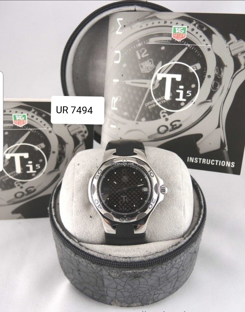 Cadran TAG Heuer Kirium 1180 Ti - Occasion, Couleur Noir, Fabriqué En Suisse