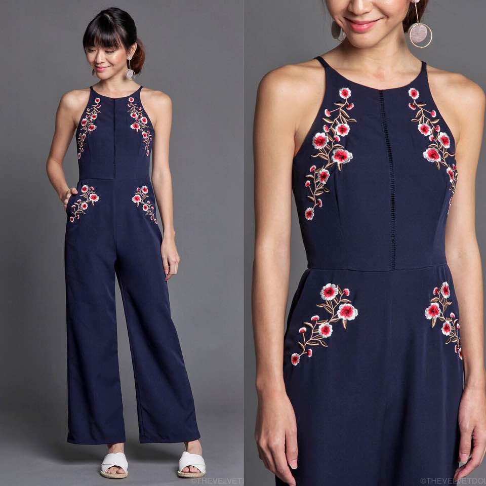 embroidery jumpsuit