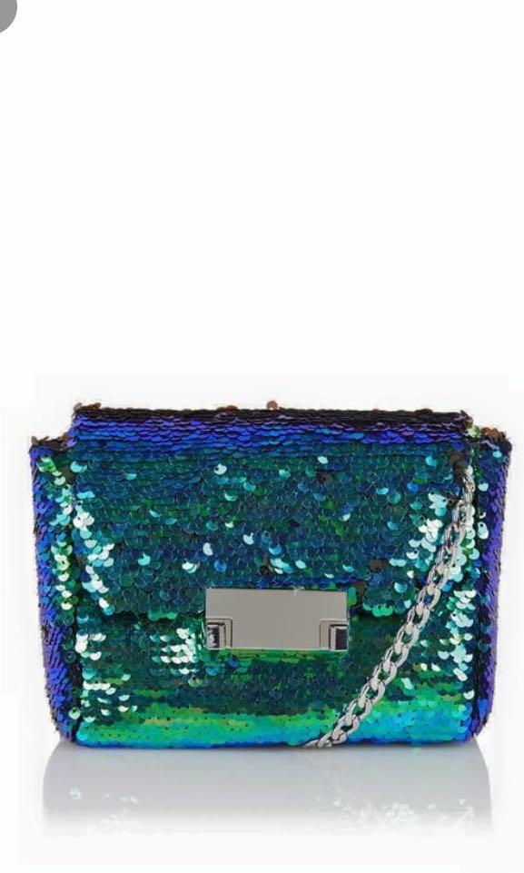 Topshop sequin bag clearance