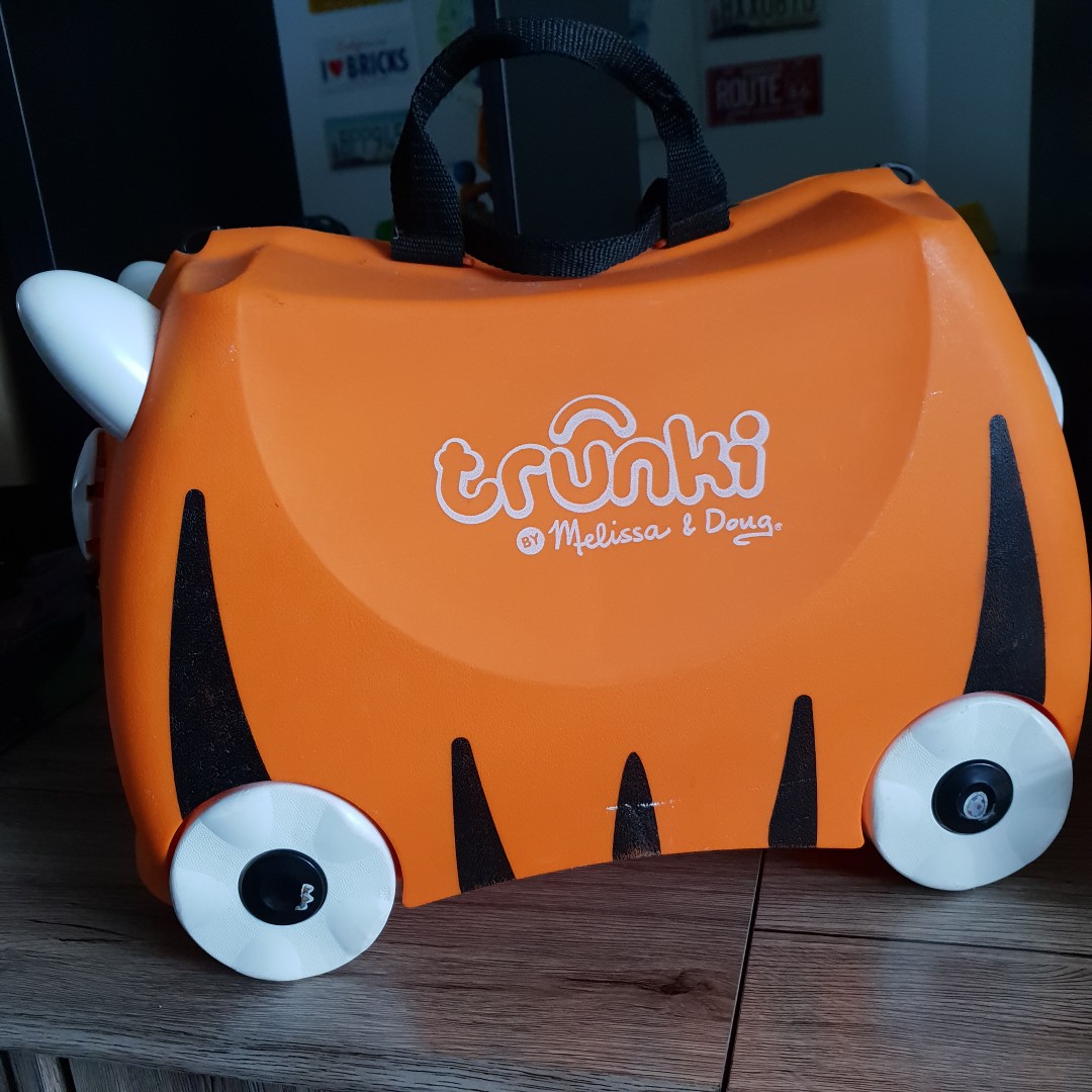 Trunki: The Original Ride-On Suitcase New, Tipu (Orange)