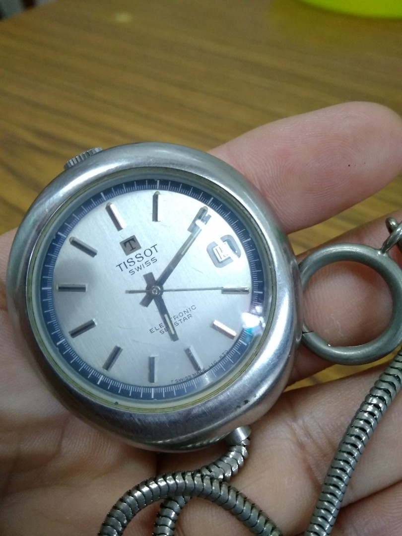 Vintage Tissot electronic pocket watch, Men's Fashion, Watches \u0026  Accessories, Watches on Carousell