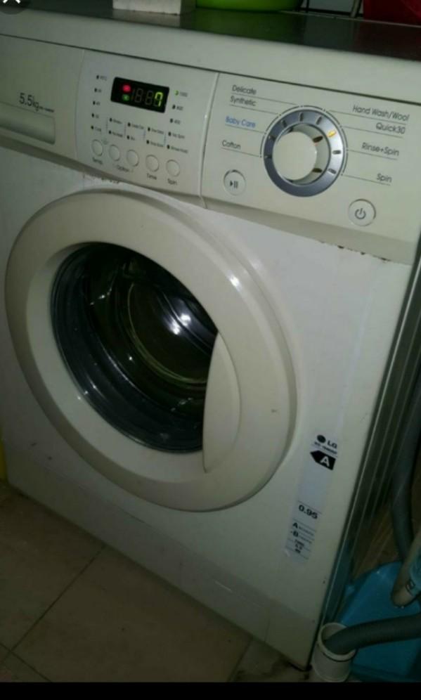 washing machine lg 5 5kg tv home appliances washing machines and dryers on carousell