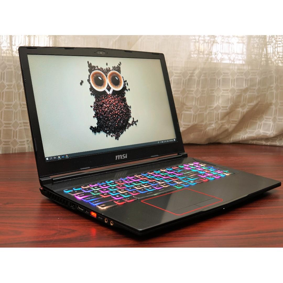 Wts Msi Ge63vr 7rf Top Spec Gtx1070 120hz Gaming Laptop Electronics Computers Laptops On Carousell