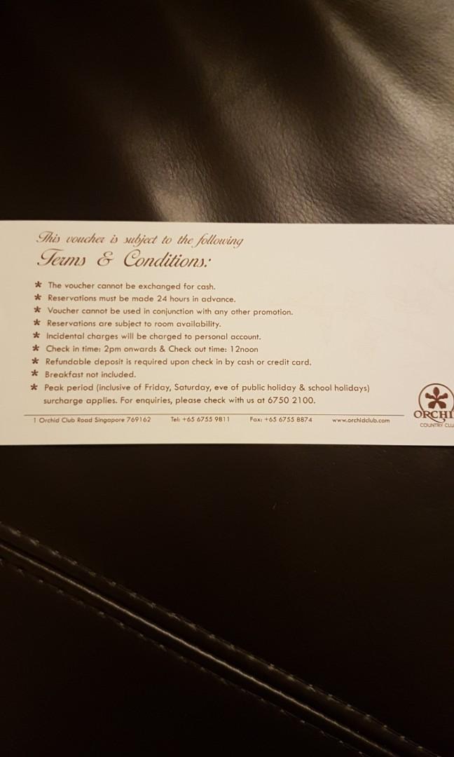 2d1n Occ Hotel Stay Voucher Orchid Country Club Tickets Vouchers Vouchers On Carousell 2d1n Occ Hotel Stay Voucher Orchid Country Club Tickets Vouchers Vouchers On Carousell