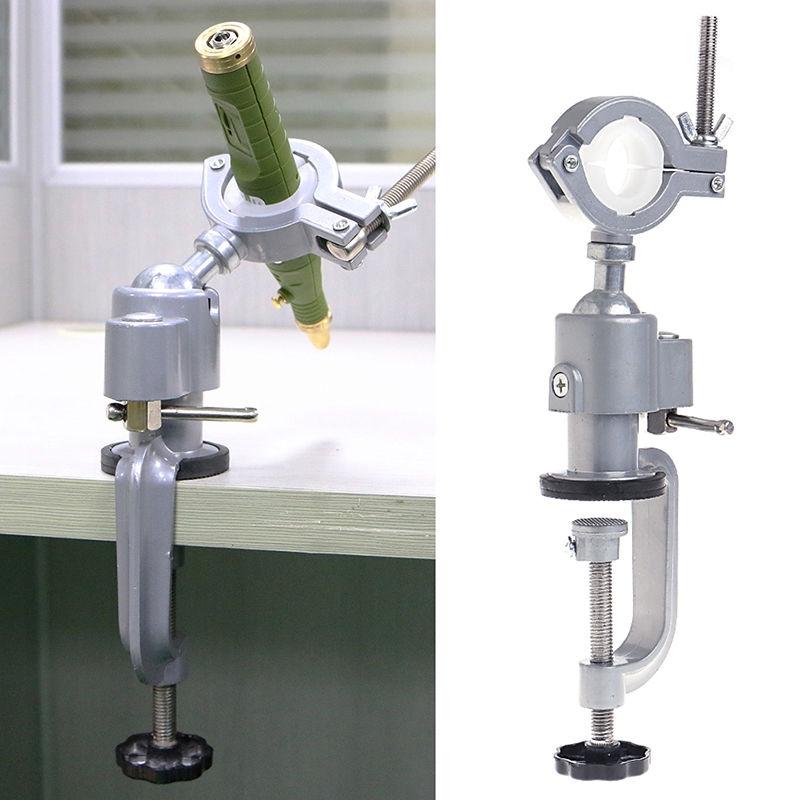 360 Clamp On Grinder Bench Vise Electric Drill Stand Holder