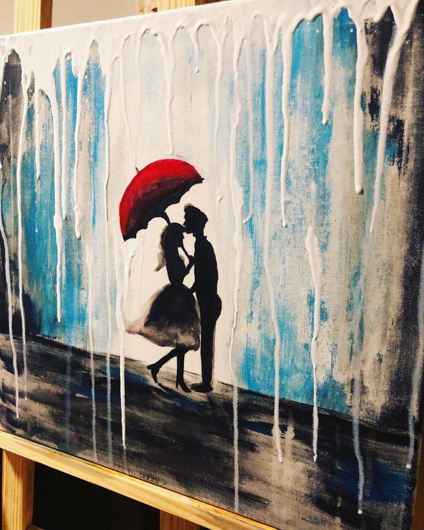 Acrylic Painting Furniture Home Decor Others On Carousell