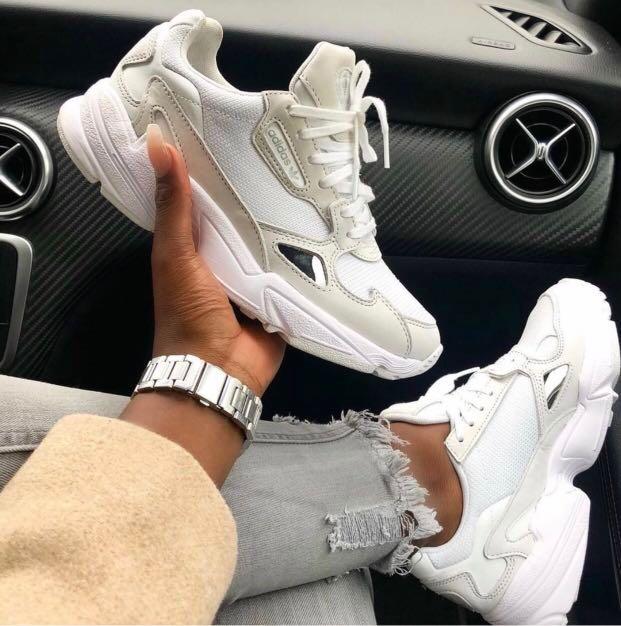adidas falcon white kylie jenner
