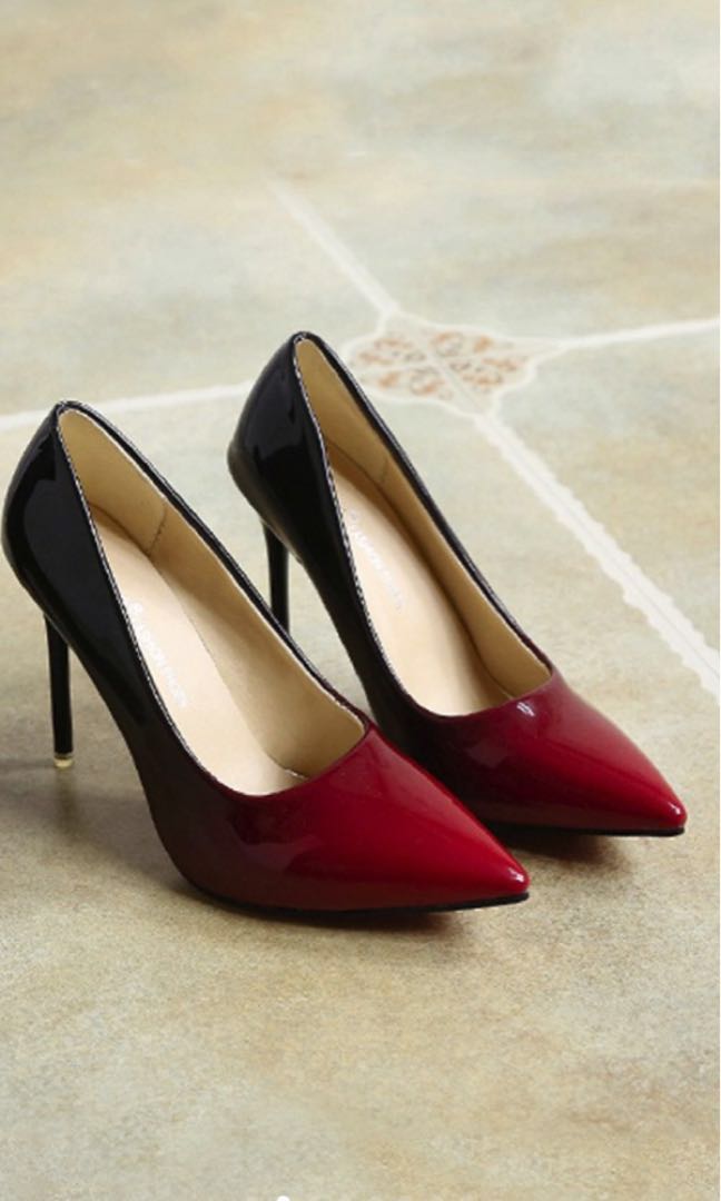 carvela red court shoes