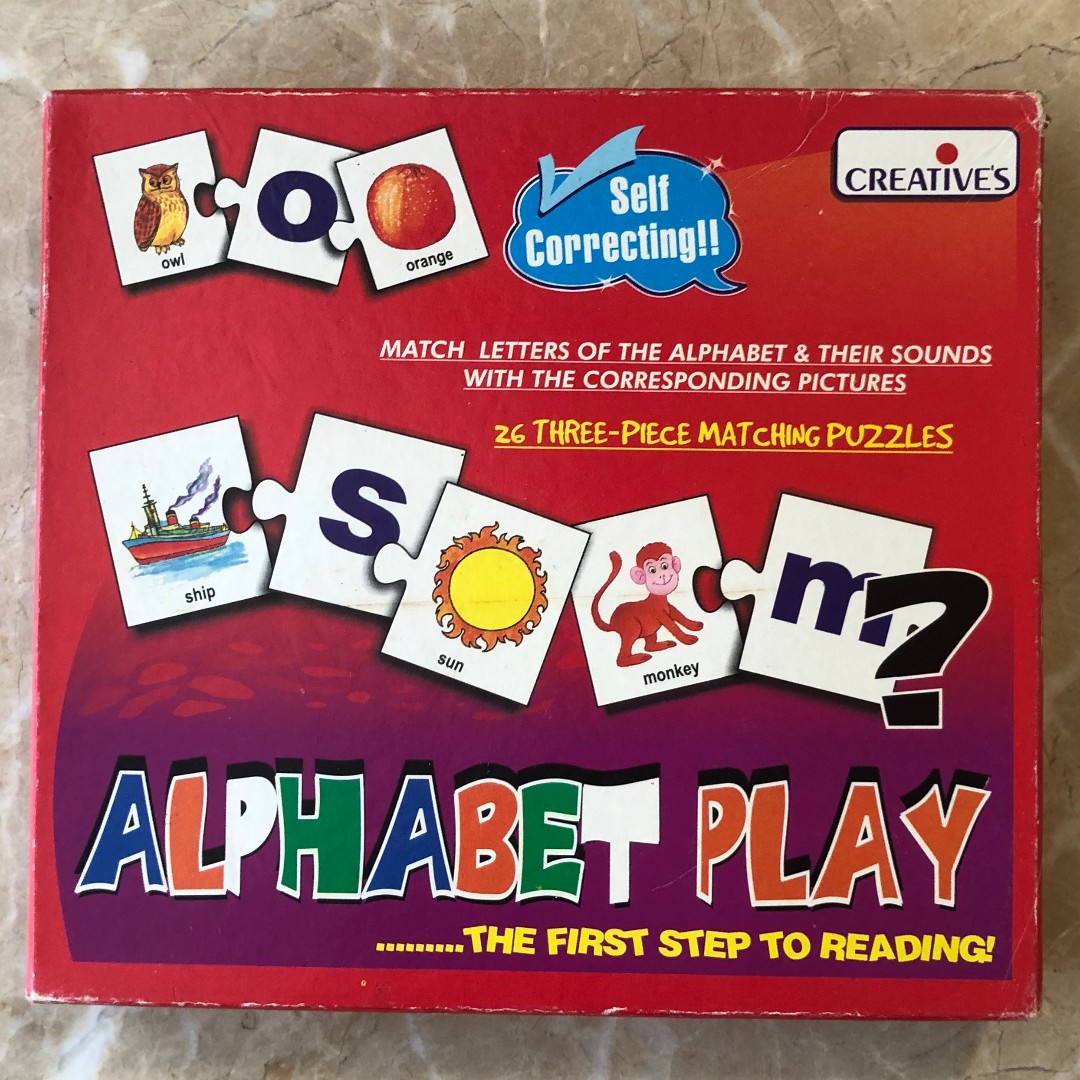 Alphabet matching game hobbies toys books magazines children s
