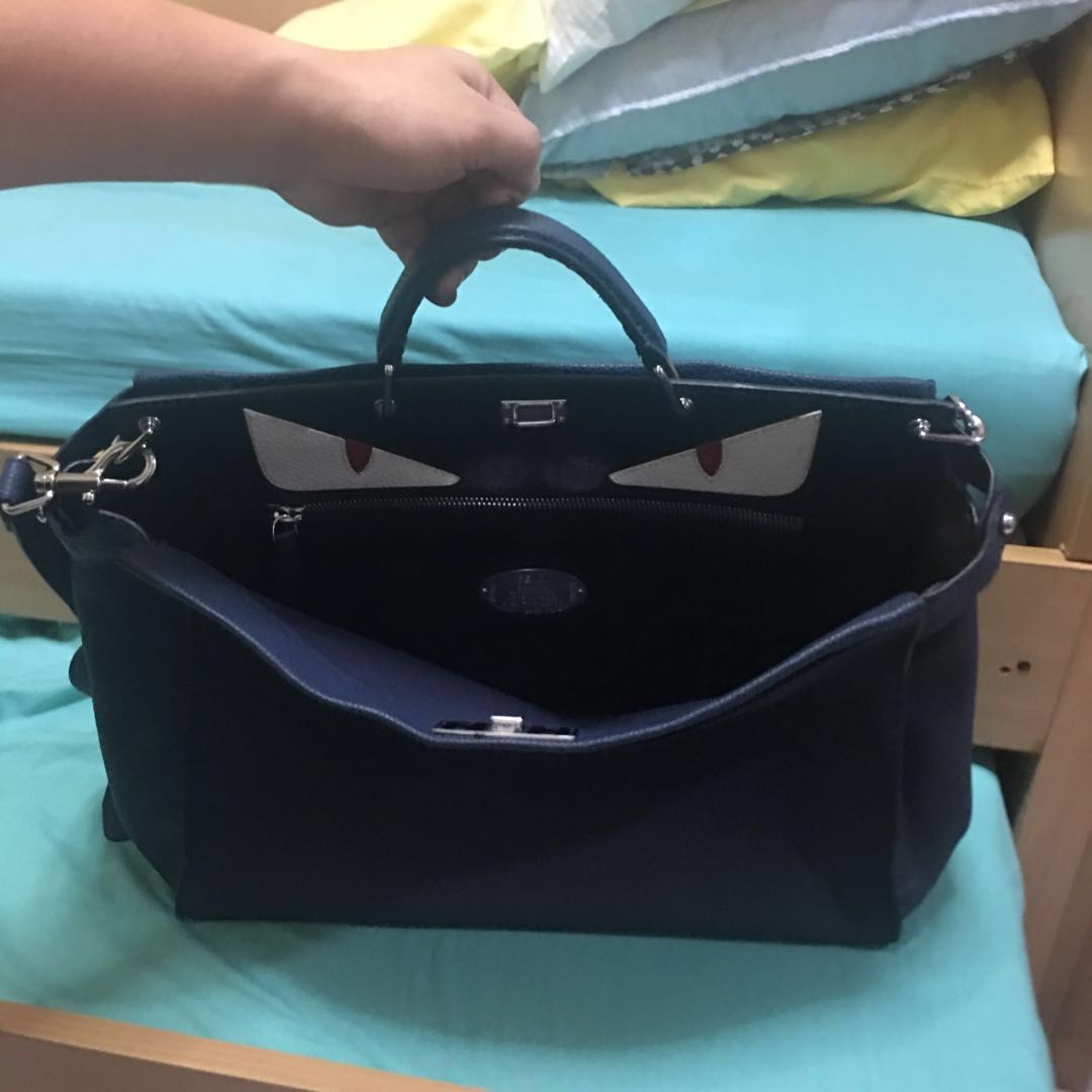 fendi monster eyes peekaboo bag