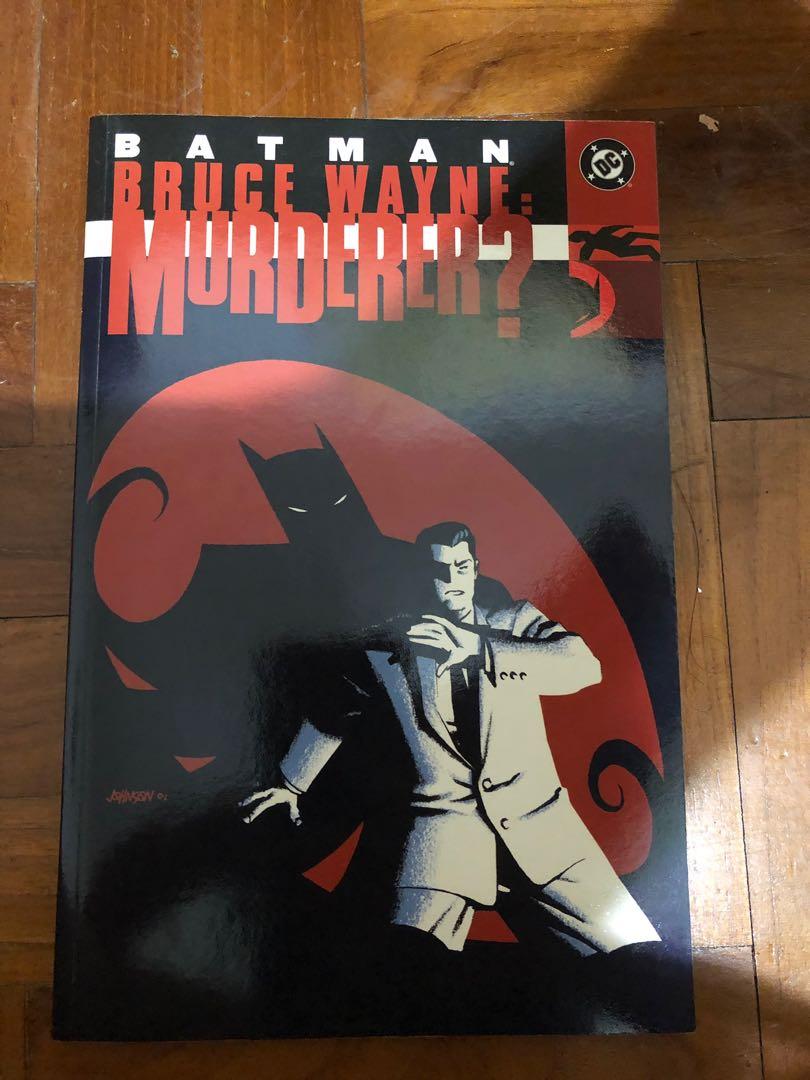 Batman Bruce Wayne Murderer 2002 1st Edition Books Stationery Comics Manga On Carousell