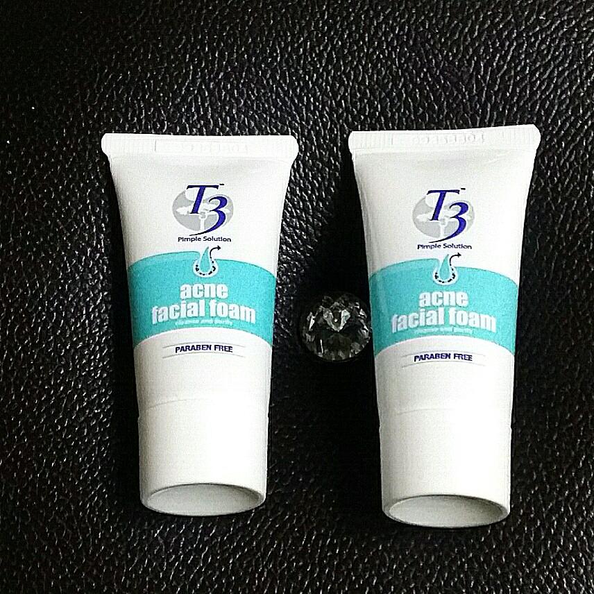 t3 facial foam