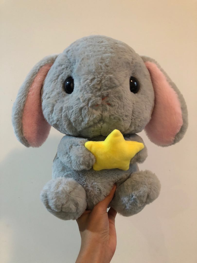 star bunny plush