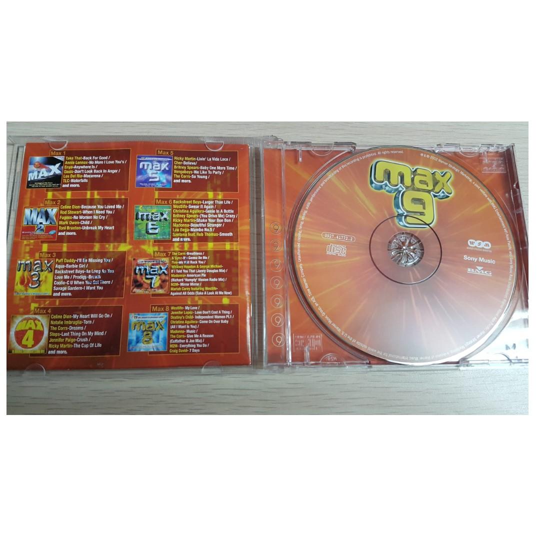 包郵] CD MAX 9 群星雜錦2002出品18 OF TODAY'S BIGGEST HITS 英文歌手 