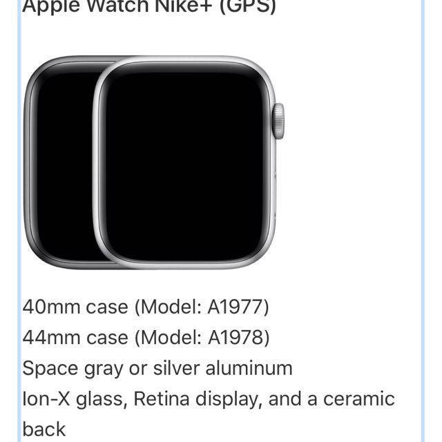 apple watch model a1978 price