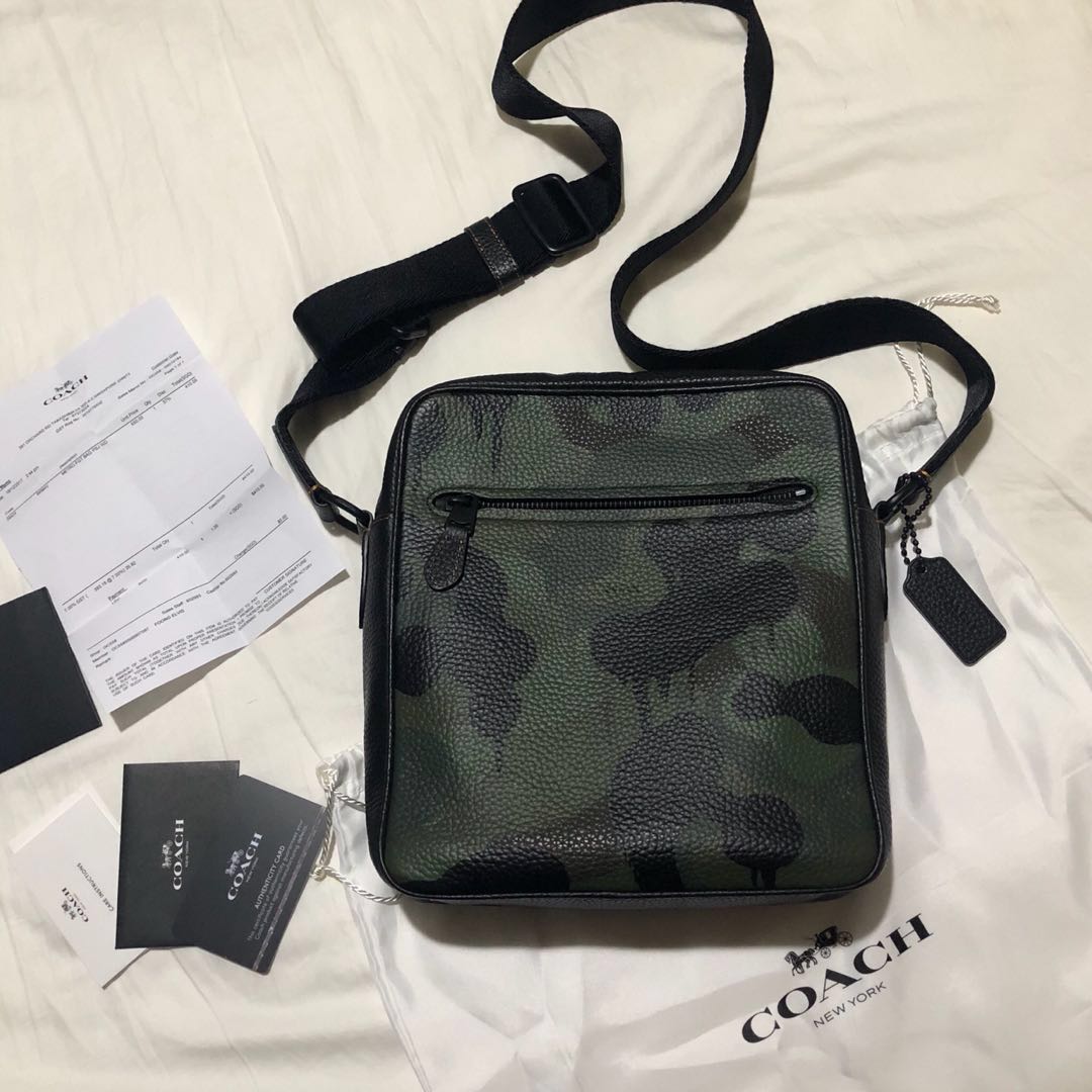 coach flight messenger bag