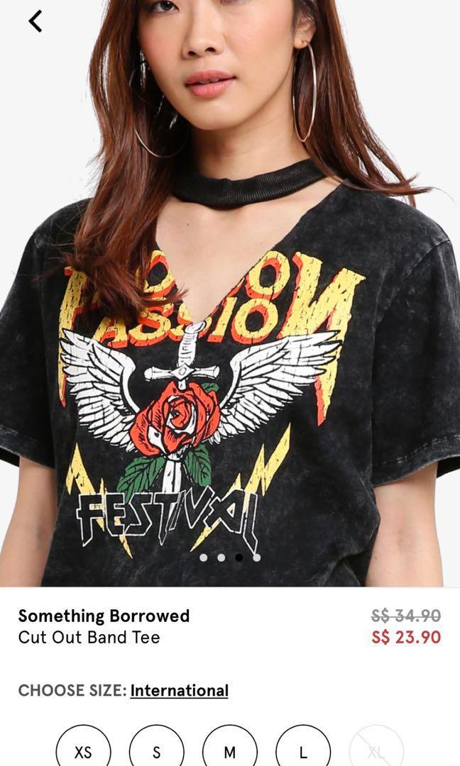 Cut out band tee hotsell