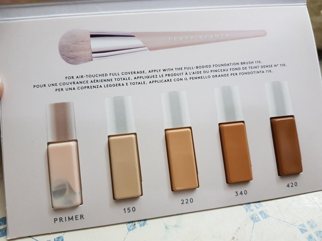 Fenty Beauty By Rihanna Pro Filt R Foundation Primer Sample Set Health Beauty Makeup On Carousell