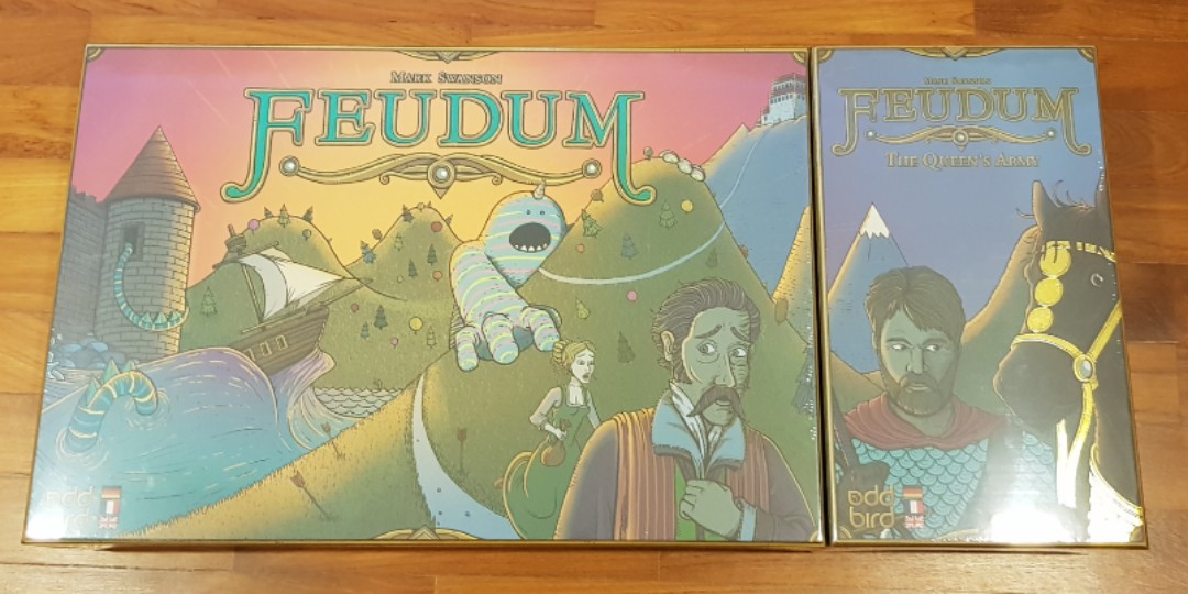 Feudum: Seals And Sirens Board Game Expansion - Adds Sea Monsters & Food, For 2-6 Players, 80 Min Play Time