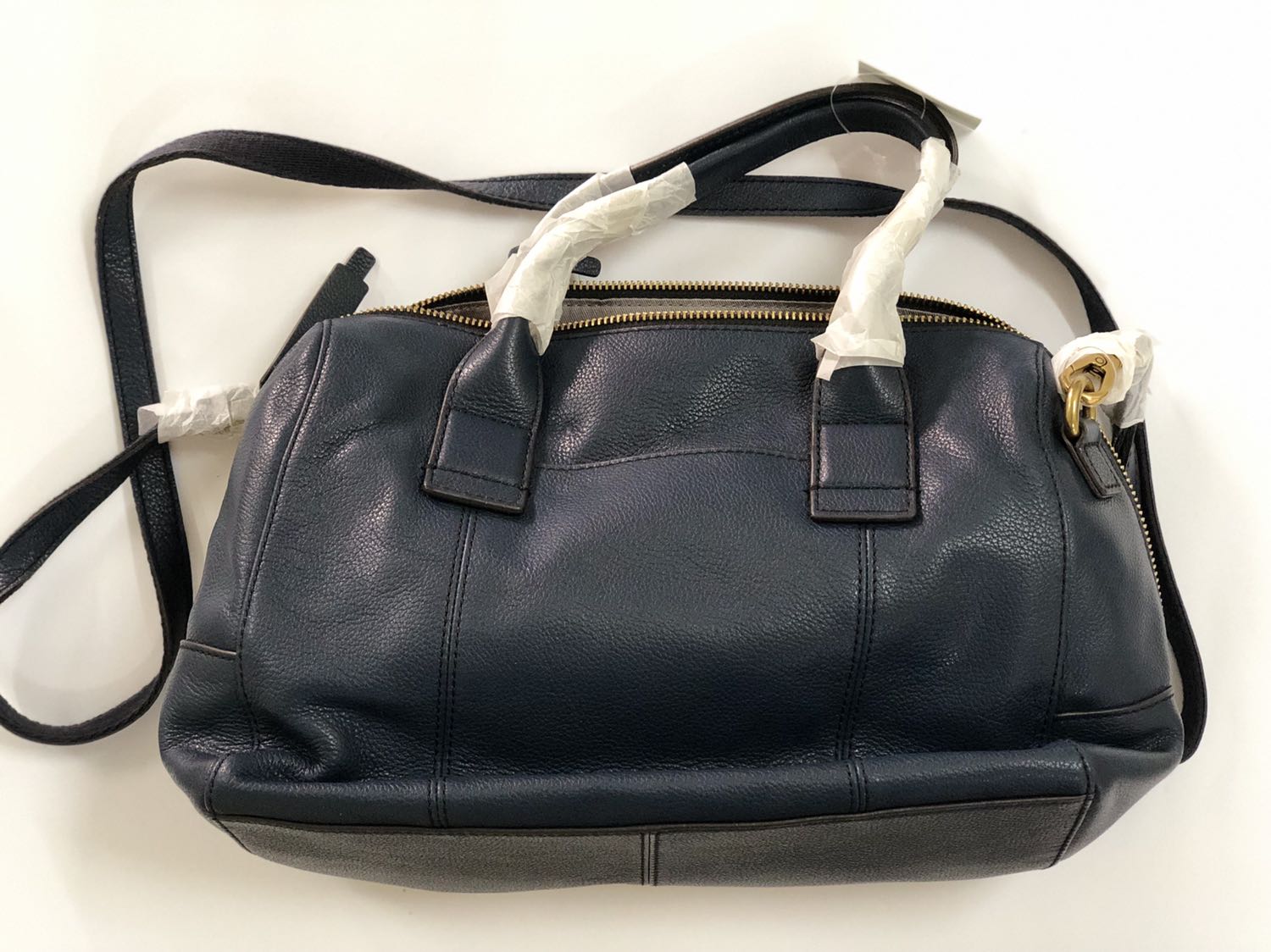 Fossil Jori Large Satchel Midnight Navy 914063 1