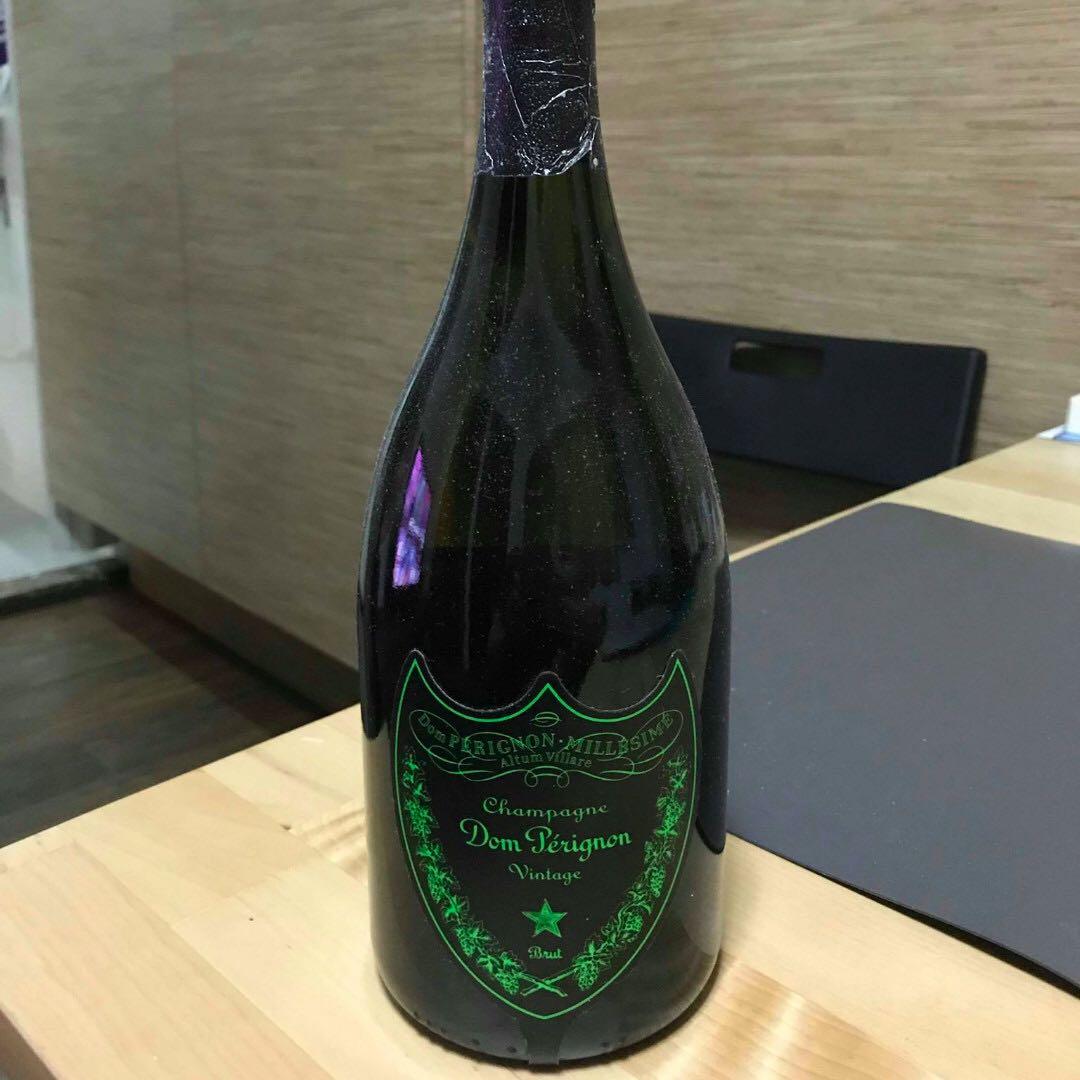 Dom perignon rose light up bottle