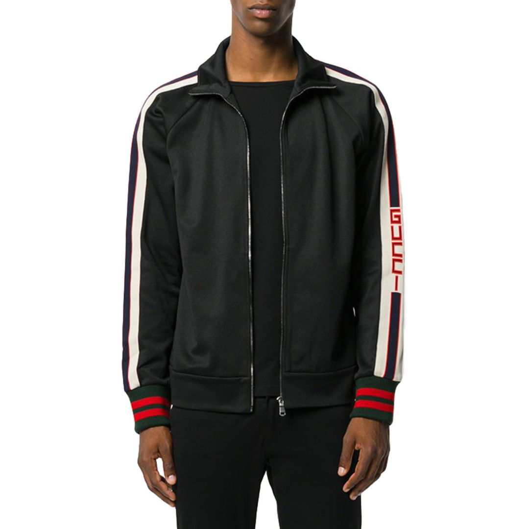 Gucci Track Jacket, Men's Fashion, Clothes, Outerwear on Carousell