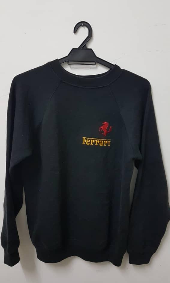 ferrari sweatshirt vintage