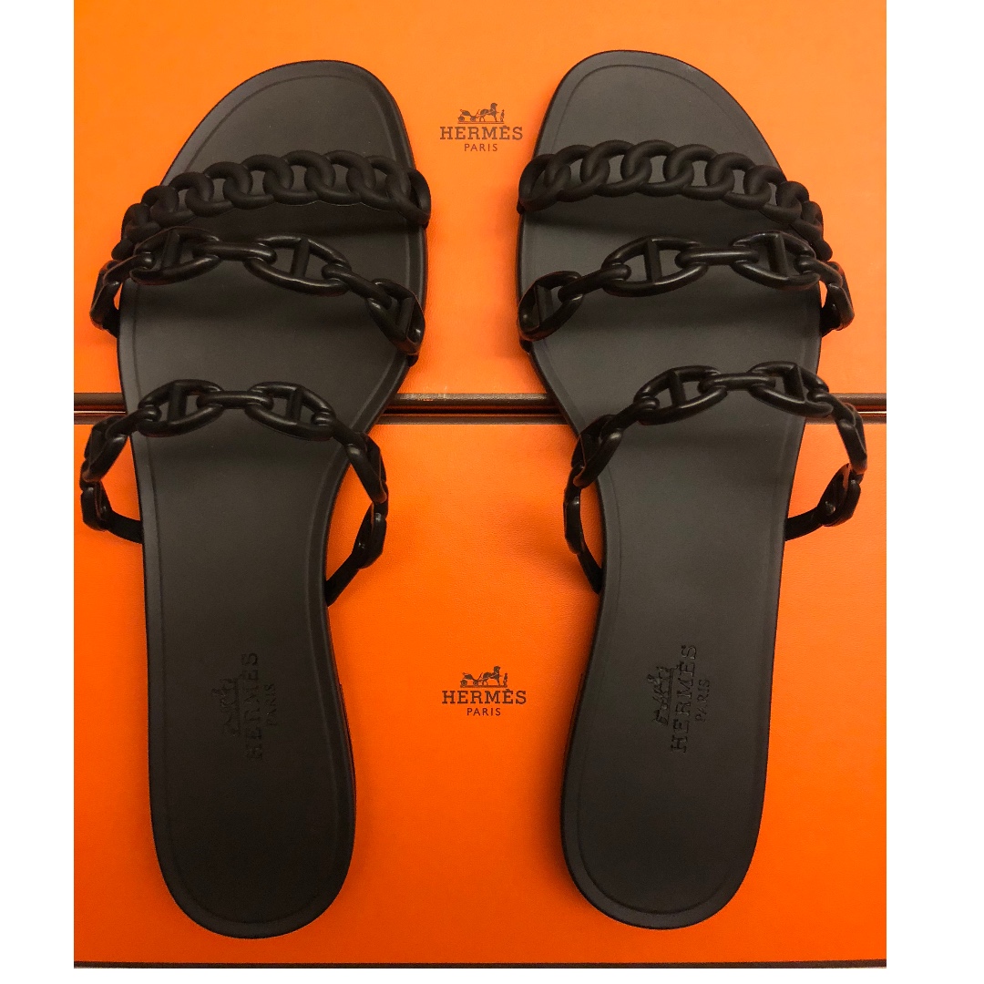 Hermes jelly shoes sale