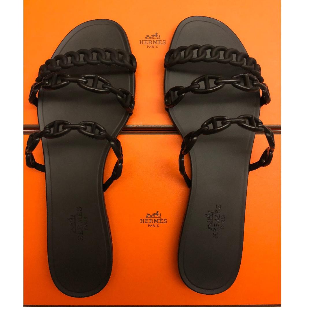 Hermes jelly sandals Luxury Sneakers Footwear on Carousell