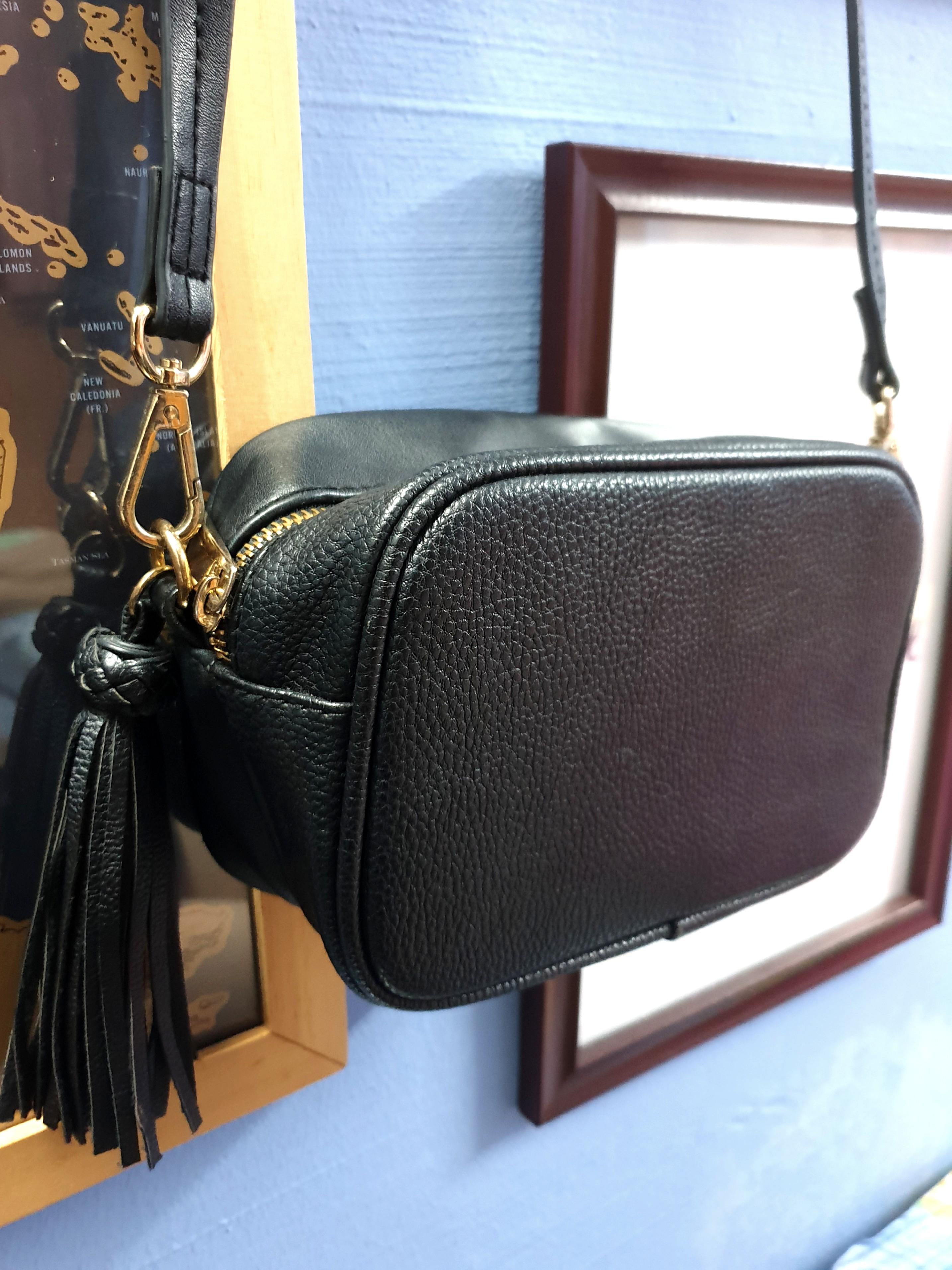 black crossbody bag h&m