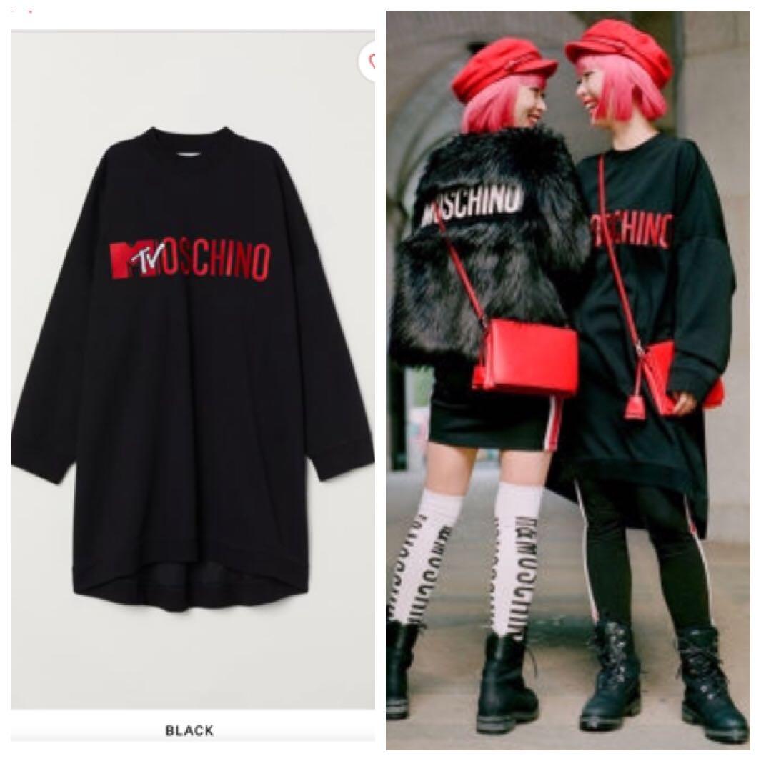 H&m moschino oversized dress 2025