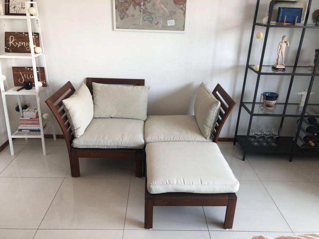 Ikea Lounge Sofa For A Balcony Outdoors Seating Furniture Sofas On Carousell