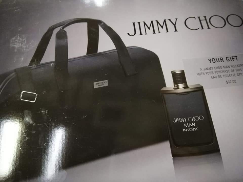 jimmy choo travel bag